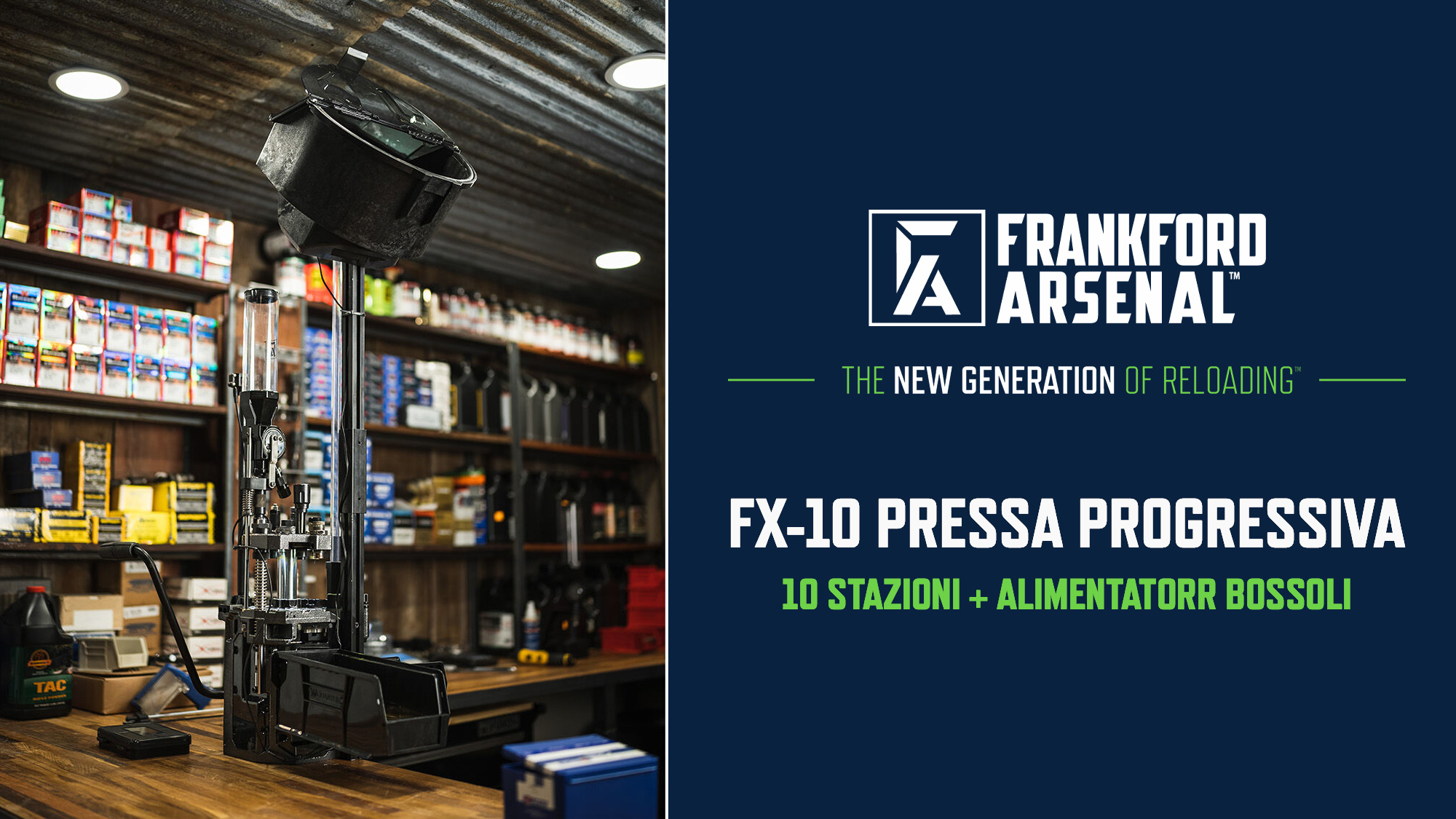 Fx-10 Pressa Progressiva 10 Stazioni c/Aliment. Bossoli