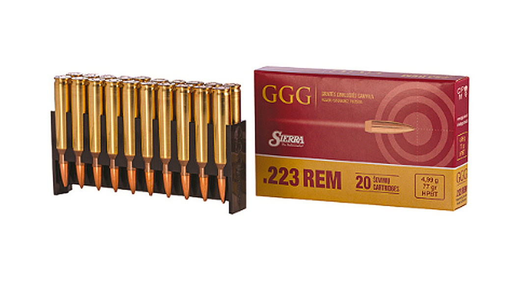 GGG Ammunition .223 Remington 77gr. HPBT SMK ( Box of 20 Cartridges)