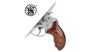 SMITH & WESSON Finger Groove Combat Grips  Rosewood LadySmith® J Frame