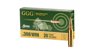 GGG Ammunition .308 Winchester 147gr. FMJ (Box of  20 Cartridges)