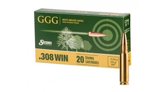 GGG Ammunition .308 Winchester 165gr. Sierra  GameKing SBT (Box of 20 Cartridges)