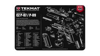 TEKMAT CZ P-07/P-09 Gun Cleaning Mat 28x43cm