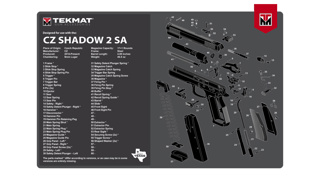 TEKMAT CZ SHADOW 2 SA Gun Cleaning Mat 28x43cm
