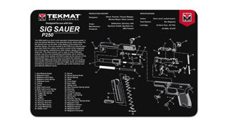 TEKMAT Sig Sauer P250 Gun Cleaning Mat