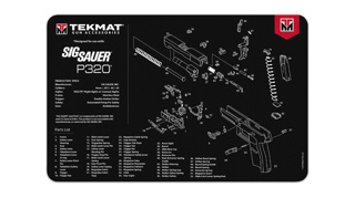 TEKMAT Sig Sauer P320 Gun Cleaning Mat 28x43cm